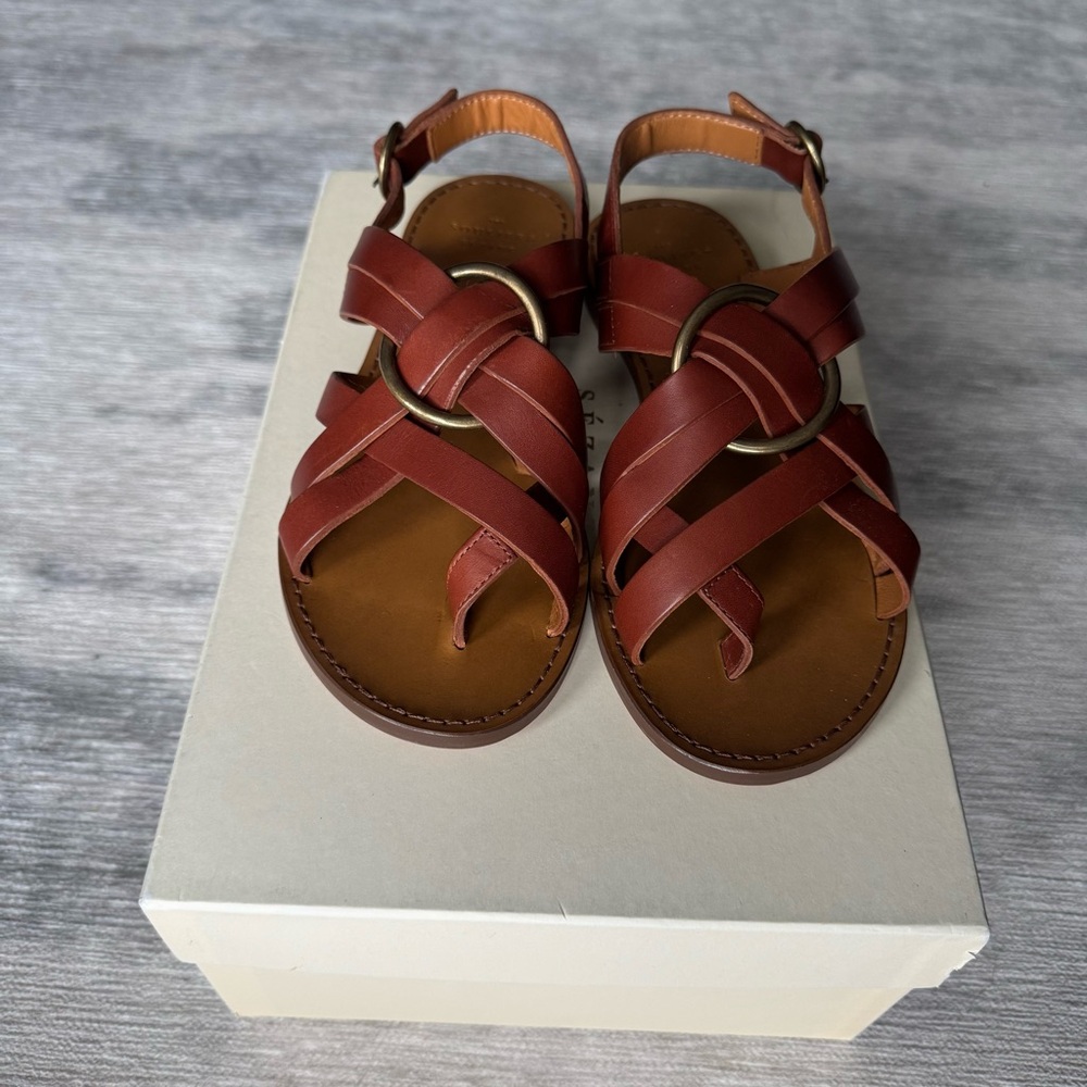 Sezane Olympe Low Sandals in Natural Heritage - Picture 4 of 7
